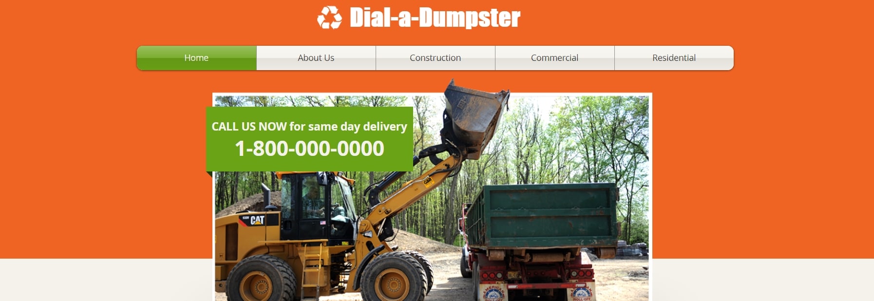 Dumpster - Construction Website Template
